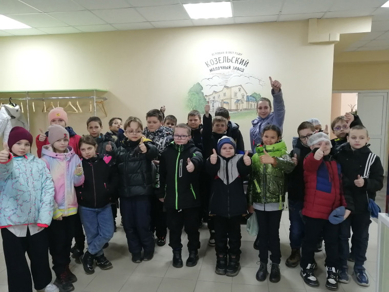 Экскурсия на Козельском молочном заводе.